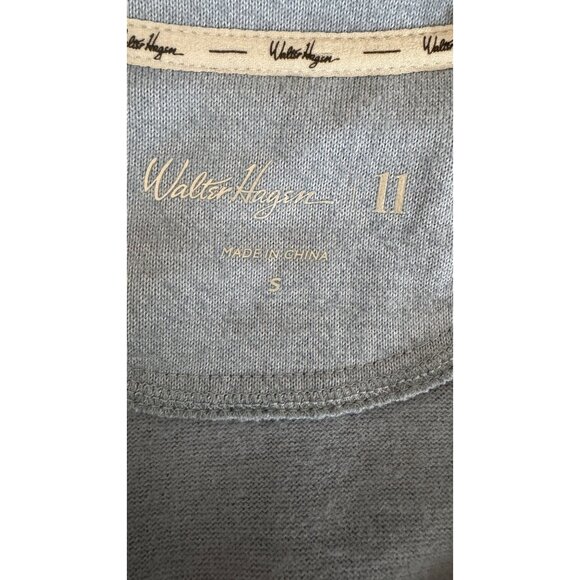 Walter Hagen Small Mens Golf Midweight 1/4 Zip Pullover Grey Sky Heather NWT - Picture 2 of 14